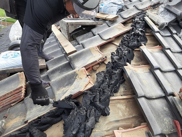 なんばんを置く